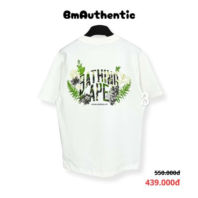 Áo Thun BAPE A Bathing Ape Floral Cotton Cao Cấp Form Rộng - BM Authentic