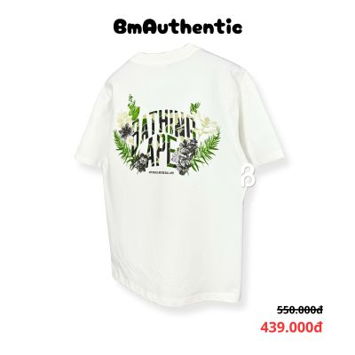 Áo Thun BAPE A Bathing Ape Floral Cotton Cao Cấp Form Rộng - BM Authentic