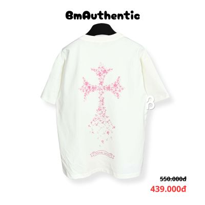 Áo Thun Chrome Hearts Pink Cross Cotton Cao Cấp Form Rộng - BM Authentic