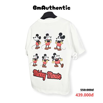 Áo Thun Authentic Mickey Mouse Classic Cartoon Cotton Cao Cấp Form Rộng - BM Authentic