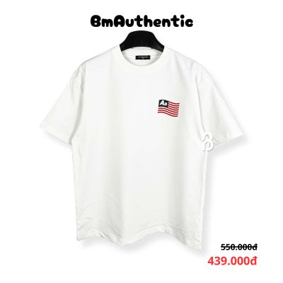 Áo Thun Authentic Aa American Flag Cotton Cao Cấp Form Rộng - BM Authentic