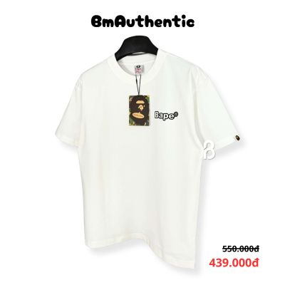 Áo Thun BAPE Busy Works Logo Collage Cotton Cao Cấp Form Rộng - BM Authentic