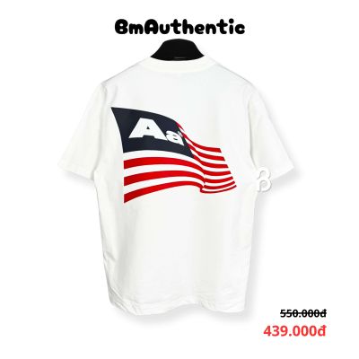 Áo Thun Authentic Aa American Flag Cotton Cao Cấp Form Rộng - BM Authentic