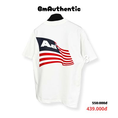 Áo Thun Authentic Aa American Flag Cotton Cao Cấp Form Rộng - BM Authentic