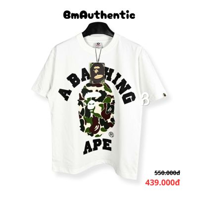 Áo Thun A Bathing Ape Camo Logo Cotton Cao Cấp Form Rộng - BM Authentic