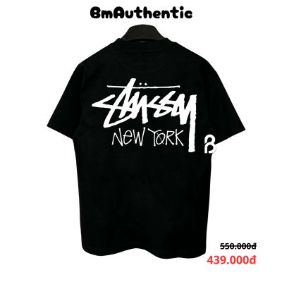 Áo Thun Stussy New York Cotton Cao Cấp Form Rộng - BM Authentic