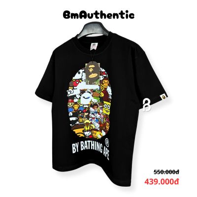 Áo Thun BAPE Baby Milo Collab Characters Cotton Cao Cấp Form Rộng - BM Authentic