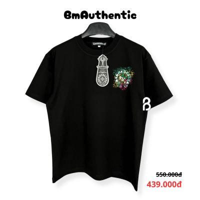 Áo Thun Chrome Hearts Splash Horseshoe Multicolor Cotton Cao Cấp Form Rộng - BM Authentic