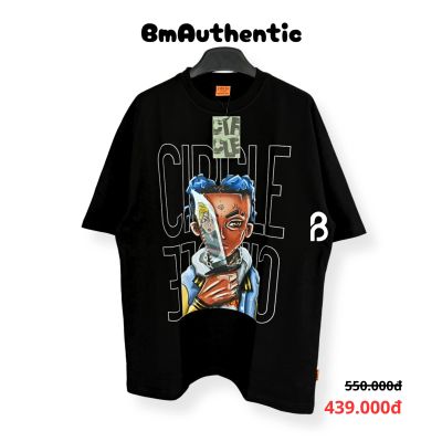 Áo Thun Circle Blue Hair Warrior Cotton Cao Cấp Form Rộng - BM Authentic