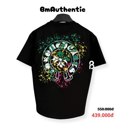 Áo Thun Chrome Hearts Splash Horseshoe Multicolor Cotton Cao Cấp Form Rộng - BM Authentic