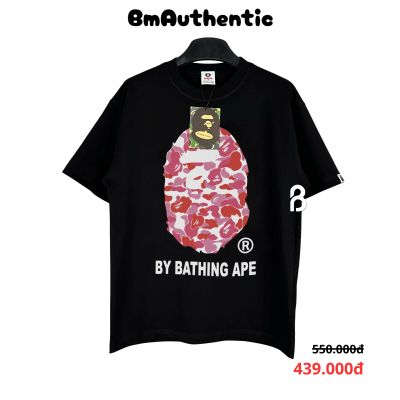 Áo Thun Bape By Bathing Ape Pink Camo Cotton Cao Cấp Form Rộng - BM Authentic
