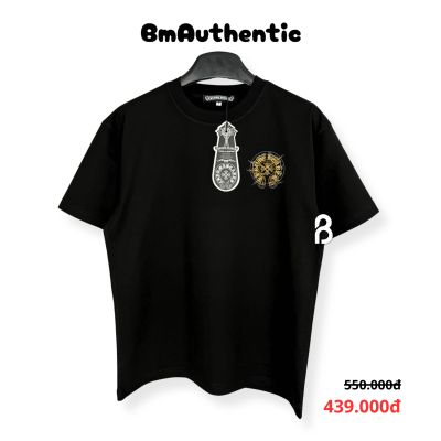 Áo Thun Chrome Hearts Slashed Horseshoe Cotton Cao Cấp Form Rộng - BM Authentic