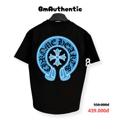 Áo Thun Chrome Hearts Neon Blue Ring Cotton Cao Cấp Form Rộng - BM Authentic