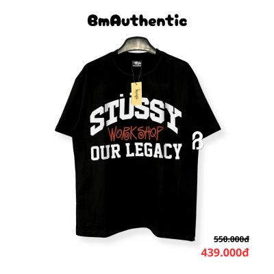 Áo Thun Stussy Workshop Our Legacy Cotton Cao Cấp Form Rộng - BM Authentic