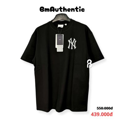 Áo Thun MLB Yankees Monogram Cotton Cao Cấp Form Rộng - BM Authentic