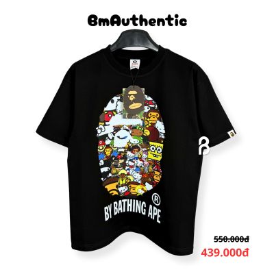 Áo Thun BAPE Baby Milo Collab Characters Cotton Cao Cấp Form Rộng - BM Authentic