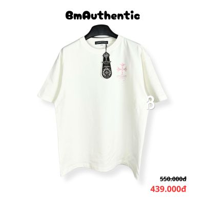 Áo Thun Chrome Hearts Pink Cross Cotton Cao Cấp Form Rộng - BM Authentic