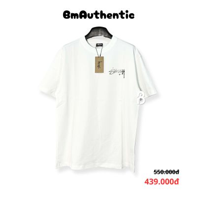 Áo Thun Stussy Liquid Chrome Cotton Cao Cấp Form Rộng - BM Authentic