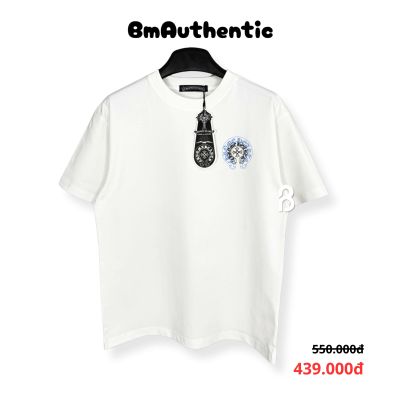 Áo Thun Chrome Hearts Spiral Cross Blue Cotton Cao Cấp Form Rộng - BM Authentic
