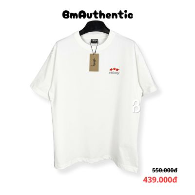Áo Thun Stussy Designs USA Red Stars Cotton Cao Cấp Form Rộng - BM Authentic