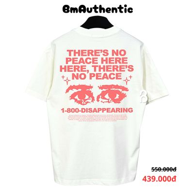 Áo Thun Circle 1-800 Disappearing Slogan Eye Print Cotton Cao Cấp Form Rộng - BM Authentic