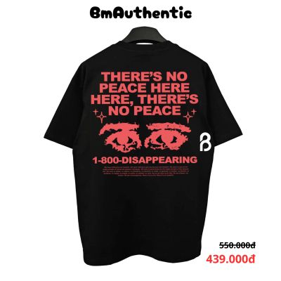 Áo Thun Circle 1-800 Disappearing Slogan Eye Print Cotton Cao Cấp Form Rộng - BM Authentic