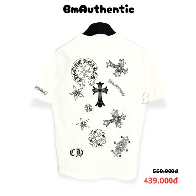 Áo Thun Chrome Hearts Gothic Patch Art Cotton Cao Cấp Form Rộng - BM Authentic