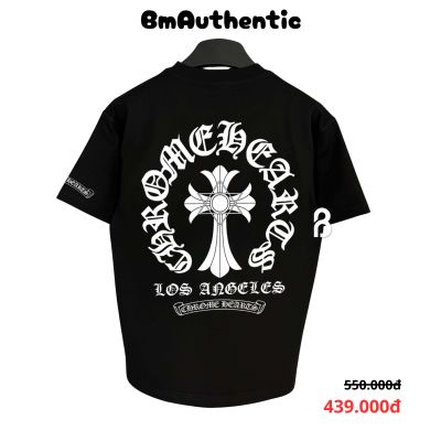 Áo Thun Chrome Hearts Los Angeles Cross Cotton Cao Cấp Form Rộng - BM Authentic