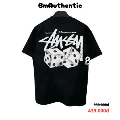 Áo Thun Stussy Dice Box Cotton Cao Cấp Form Rộng - BM Authentic