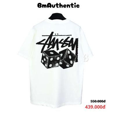 Áo Thun Stussy Dice Box Cotton Cao Cấp Form Rộng - BM Authentic