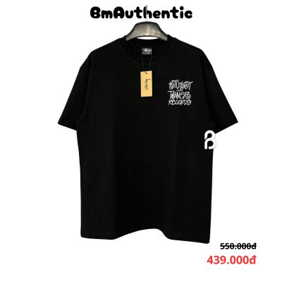 Áo Thun Stussy No Music No Life Cotton Cao Cấp Form Rộng - BM Authentic