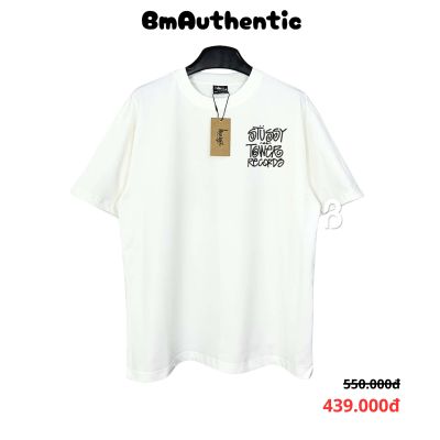 Áo Thun Stussy No Music No Life Cotton Cao Cấp Form Rộng - BM Authentic