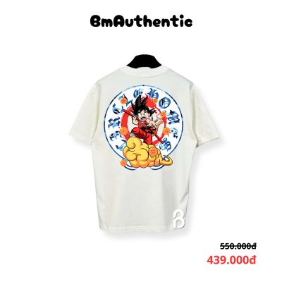 Áo Thun Circle Goku Kid Trắng Cotton Cao Cấp Form Rộng - BM Authentic
