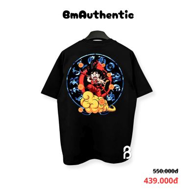 Áo Thun Circle Goku Kid Đen Cotton Cao Cấp Form Rộng - BM Authentic