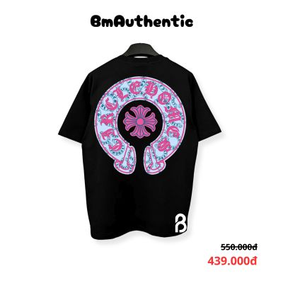 Áo Thun Circle Spiral Pink Blue Cotton Cao Cấp - BM Authentic
