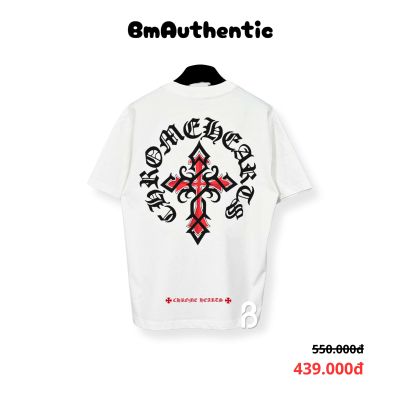 Áo Thun Chrome Hearts Red Cross Cotton Cao Cấp Form Rộng - BM Authentic
