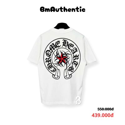 Áo Thun Chrome Hearts Red Star Cotton Cao Cấp Form Rộng - BM Authentic