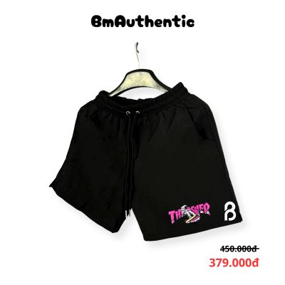 Quần Short Thrasher Space Skater Hồng Cotton Cao Cấp - BM Authentic