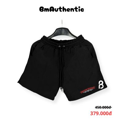 Quần Short Chrome Hearts Logo Curve Cotton Cao Cấp - BM Authentic