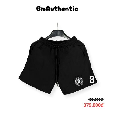 Quần Short Chrome Hearts Horseshoe BAPE Cotton Cao Cấp - BM Authentic